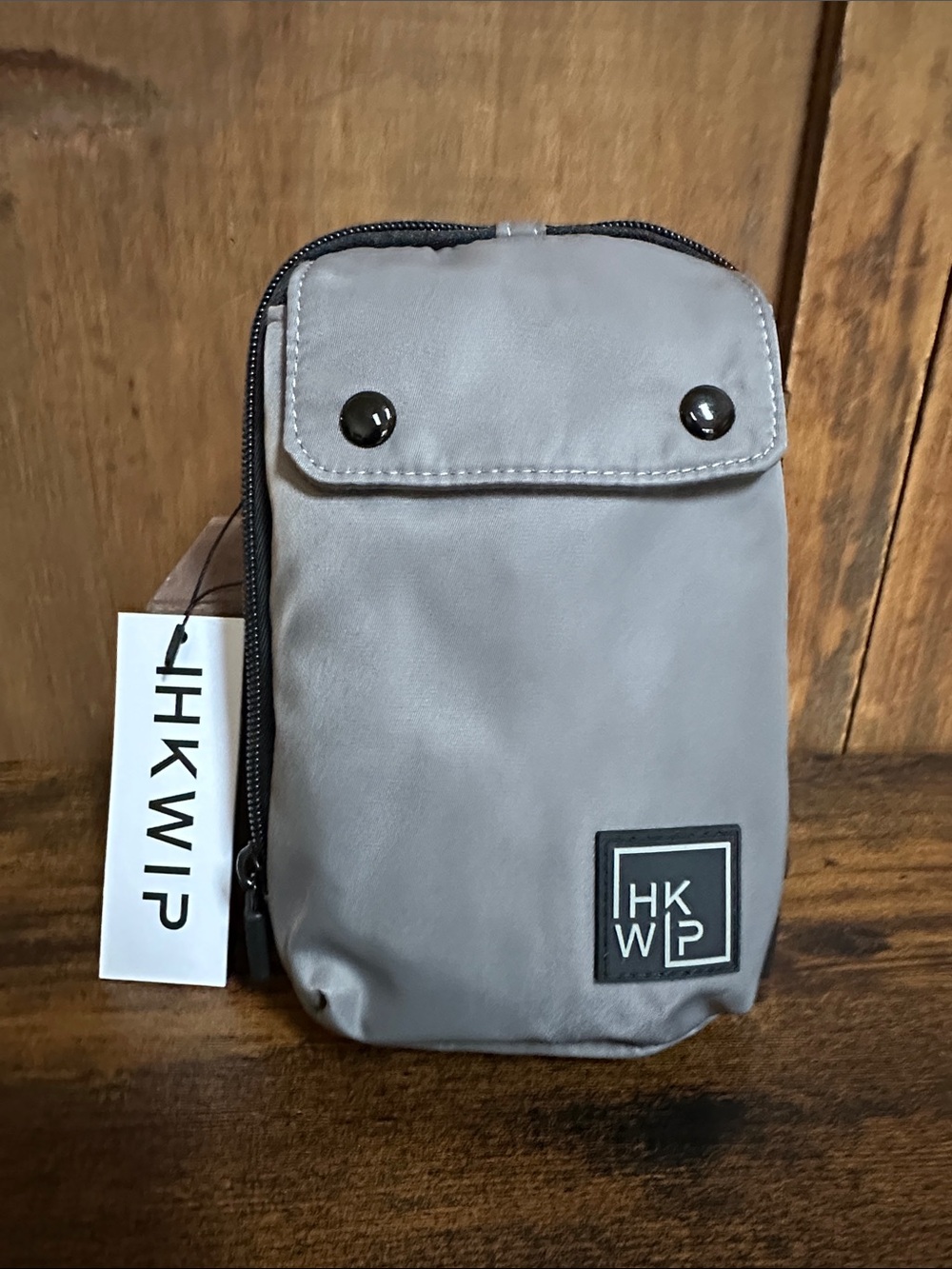 HKWIP Men’s Gray Compact Belt Bag